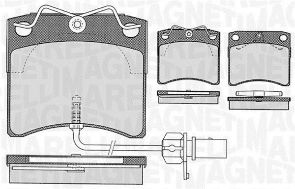 Magneti marelli 363916060416 Klocki hamulcowe, zestaw 363916060416: Dobra cena w Polsce na 2407.PL - Kup Teraz!