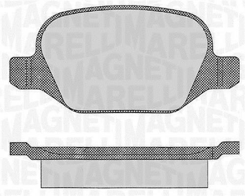 Magneti marelli 363916060109 Brake Pad Set, disc brake 363916060109: Buy near me in Poland at 2407.PL - Good price!