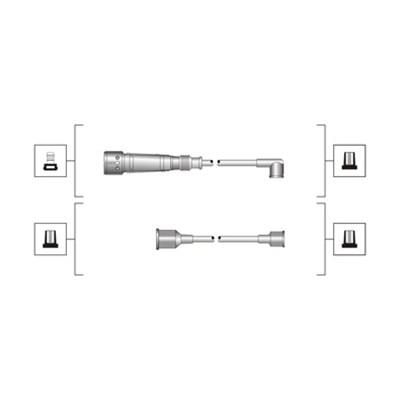 Magneti marelli 941319170011 Przewody wysokiego napięcia, komplet 941319170011: Dobra cena w Polsce na 2407.PL - Kup Teraz!