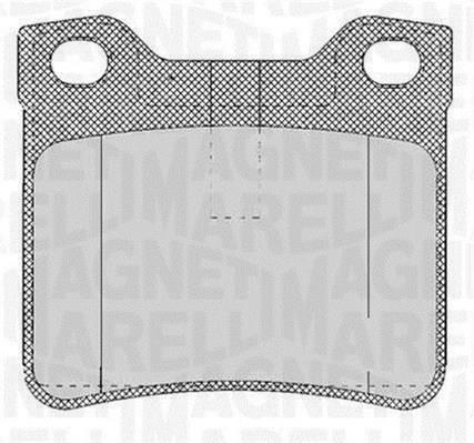 Magneti marelli 363916060482 Brake Pad Set, disc brake 363916060482: Buy near me in Poland at 2407.PL - Good price!