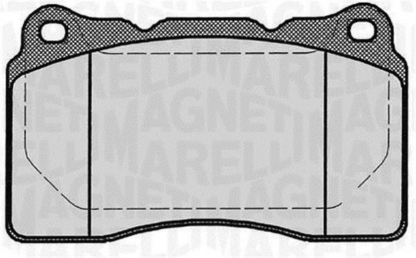 Magneti marelli 363916060499 Тормозные колодки дисковые, комплект 363916060499: Отличная цена - Купить в Польше на 2407.PL!