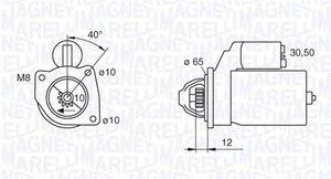 Стартер Magneti marelli 063280061010