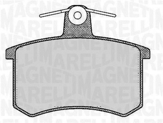 Magneti marelli 363916060116 Brake Pad Set, disc brake 363916060116: Buy near me in Poland at 2407.PL - Good price!