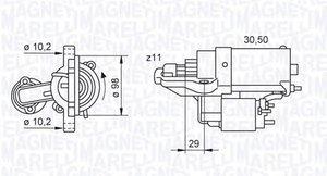 Rozrusznik Magneti marelli 063280028010