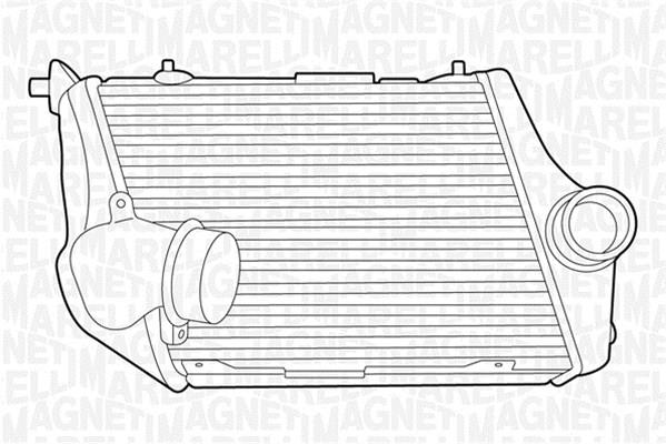 Magneti marelli 351319201260 Intercooler, charger 351319201260: Buy near me in Poland at 2407.PL - Good price!