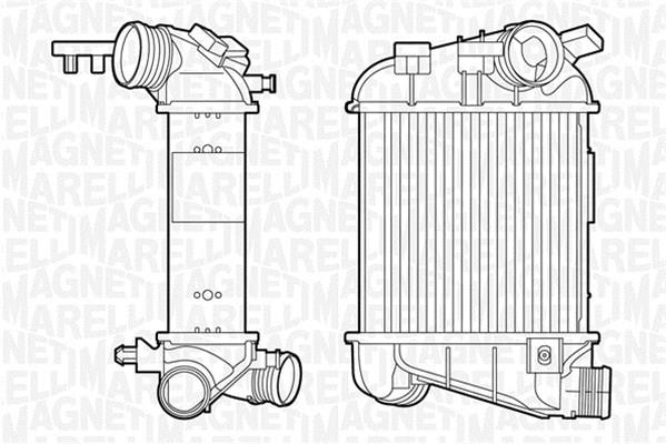 Magneti marelli 351319201340 Intercooler, charger 351319201340: Buy near me in Poland at 2407.PL - Good price!