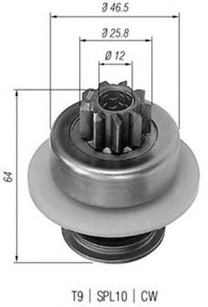 Magneti marelli 940113020034 Бендикс стартера 940113020034: Отличная цена - Купить в Польше на 2407.PL!