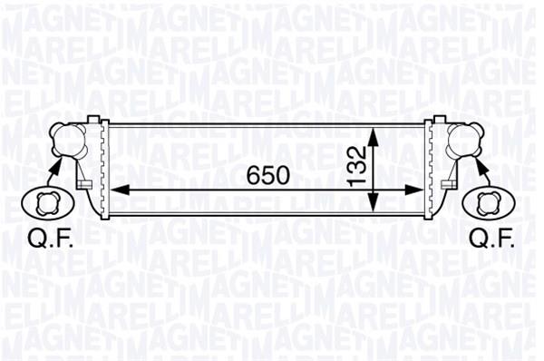 Magneti marelli 351319202060 Chłodnica powietrza doładowującego (intercooler) 351319202060: Dobra cena w Polsce na 2407.PL - Kup Teraz!