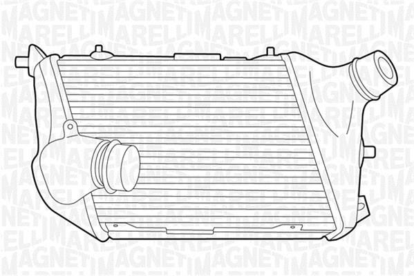 Magneti marelli 351319201280 Intercooler, charger 351319201280: Buy near me in Poland at 2407.PL - Good price!