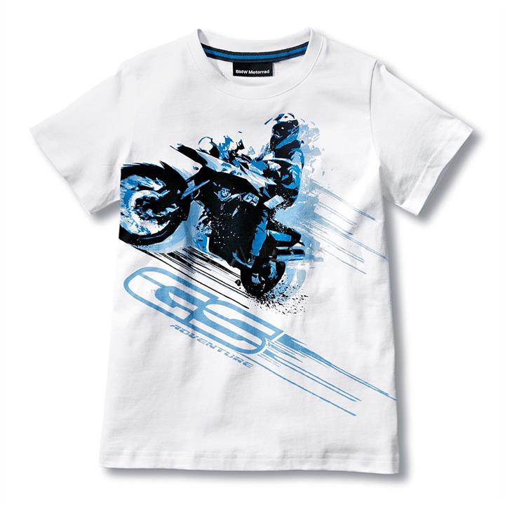 BMW 76 81 8 561 274 Motorrad Kids T-Shirt, GS Adventure, White, 134/140 76818561274: Buy near me at 2407.PL in Poland at an Affordable price!