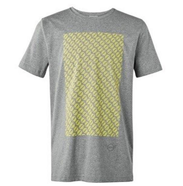 BMW 80 14 2 445 624 Men's T-Shirt Signet, Gray/Lemon, S 80142445624: Buy near me at 2407.PL in Poland at an Affordable price!