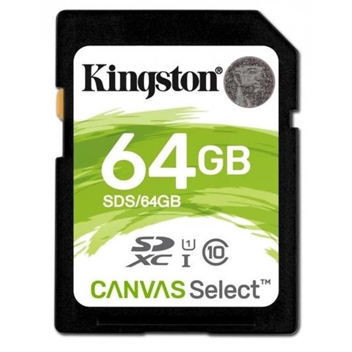 Kingston SDS/64GB Karta pamięci SDXC 64 GB UHS-I klasa 10 Kingston Canvas Select (SDS / 64 GB) SDS64GB: Dobra cena w Polsce na 2407.PL - Kup Teraz!