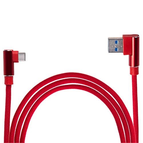 Pulso 00000048803 Kabel USB - typ C (czerwony) 90 ° ((200) R) 00000048803: Dobra cena w Polsce na 2407.PL - Kup Teraz!
