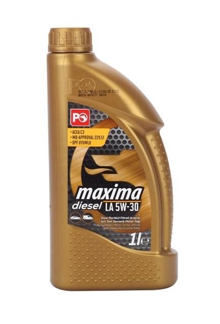 Petrol Ofisi 8691494910122 Engine oil Petrol Ofisi Maxima Diesel 5W-30, 1L 8691494910122: Buy near me at 2407.PL in Poland at an Affordable price!