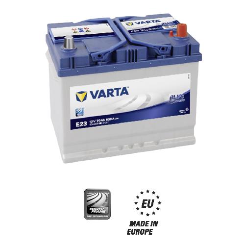 Batterie de voiture 70Ah/630A VARTA 5704130633132