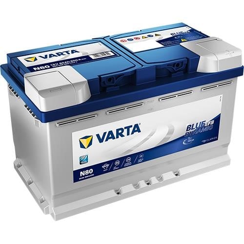 Varta 580500080D842 Akumulator Varta Blue Dynamic EFB 12V 80Ah 800A (EN) R+ 580500080D842: Dobra cena w Polsce na 2407.PL - Kup Teraz!