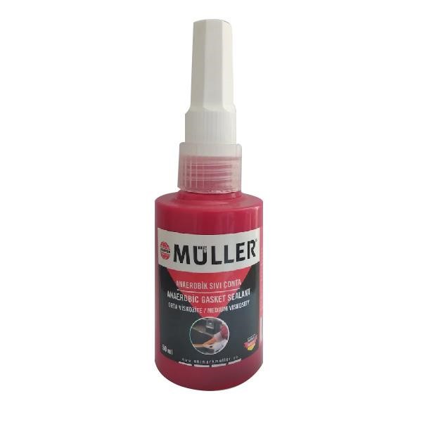 Muller 890144050 Heat-resistant sealant Muller Orange Liquid Gasket, 50 ml 890144050: Buy near me in Poland at 2407.PL - Good price!