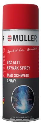 Muller 890138400 Spray do spawania łukiem gazowym Gas Metal Arc Welding Spray, 400 ml 890138400: Dobra cena w Polsce na 2407.PL - Kup Teraz!