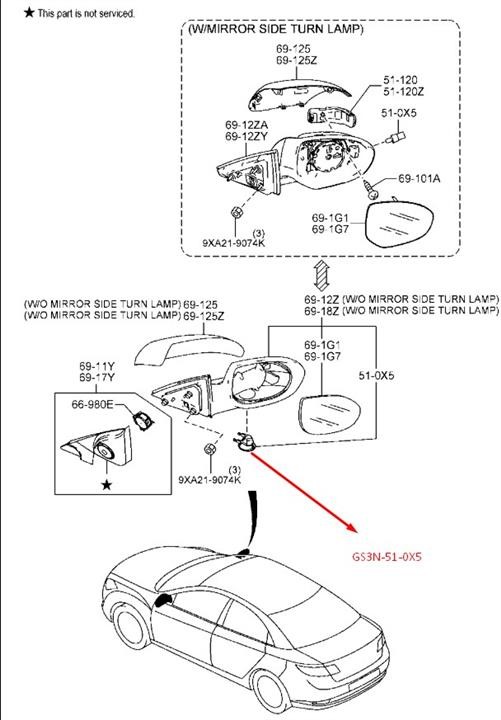 Купити Mazda GS3N510X5 – суперціна на 2407.PL!