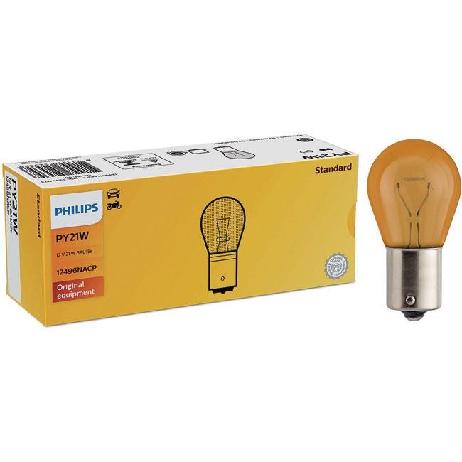 Philips Лампа накаливания желтая PY21W 12V 21W – цена 4 PLN