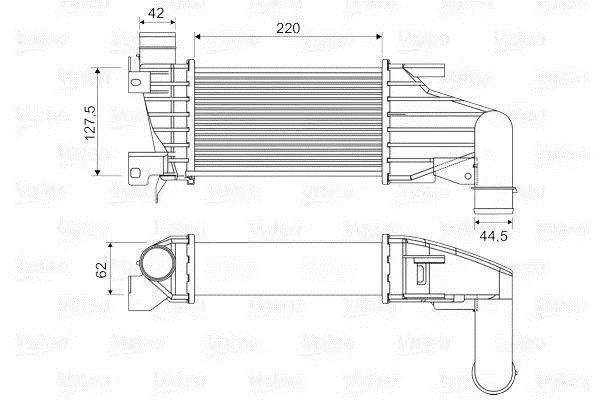 Valeo 818555 Intercooler, charger 818555: Buy near me in Poland at 2407.PL - Good price!