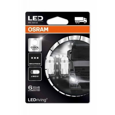 Osram 2824CW-02B OSRAM LED Premium Retrofit W2.1x9.5d, LED-W5W, Interior lighting, 2824CW-02B, cool white, 24 V passenger car, double blister (2 Unit) 2824CW02B: Buy near me in Poland at 2407.PL - Good price!