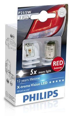 Philips 38420830 Lampa LED Philips X-Treme Vision LED P21/5W 12/24V BAY15d 38420830: Dobra cena w Polsce na 2407.PL - Kup Teraz!