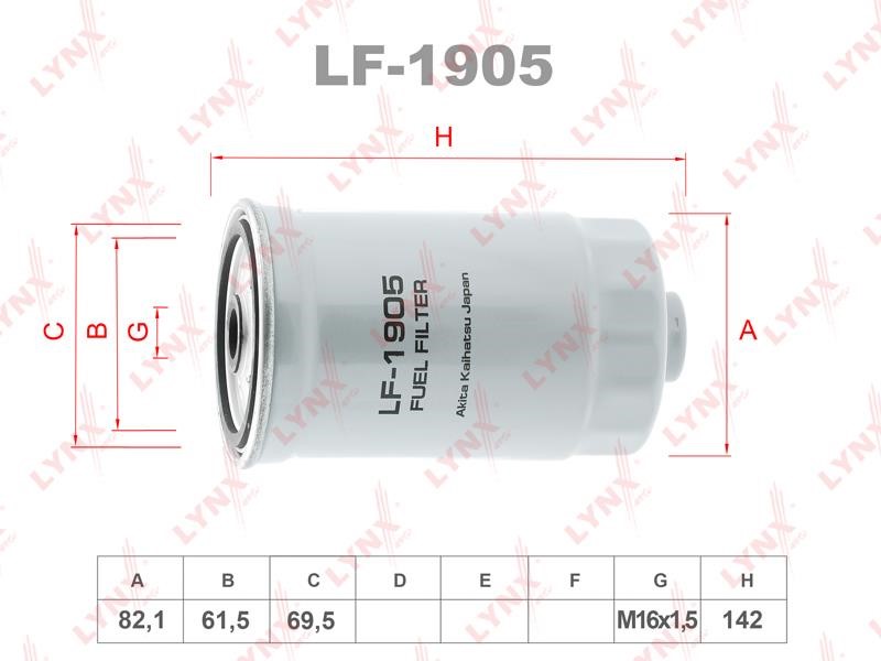 LYNXauto LF-1905 Fuel filter LF1905: Buy near me at 2407.PL in Poland at an Affordable price!