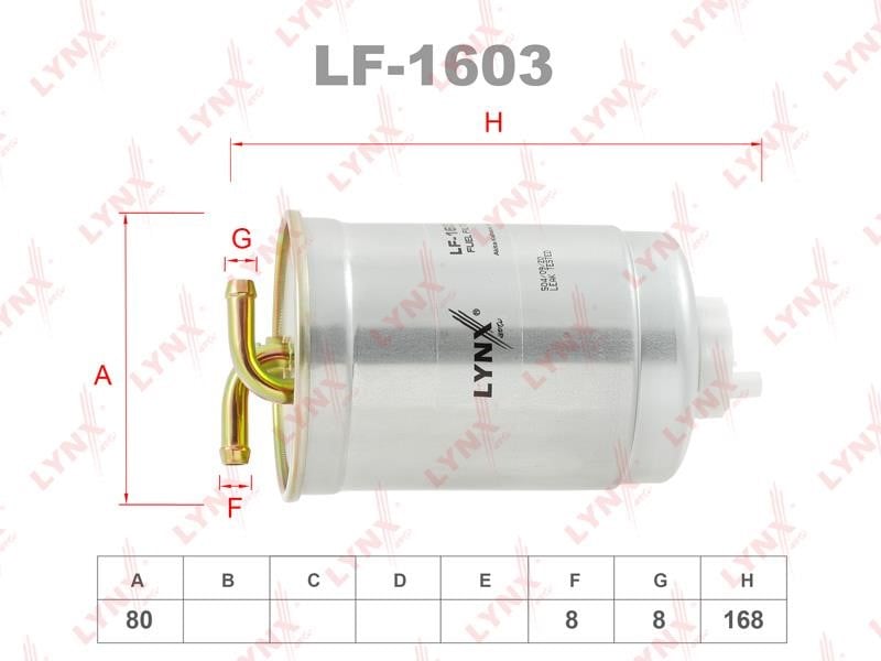 LYNXauto LF-1603 Fuel filter LF1603: Buy near me in Poland at 2407.PL - Good price!