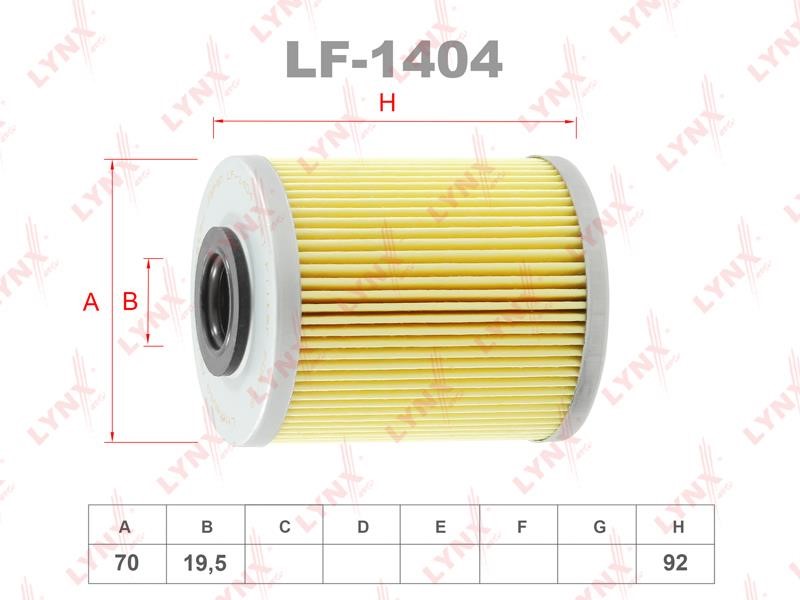 LYNXauto LF-1404 Топливный фильтр LF1404: Отличная цена - Купить в Польше на 2407.PL!