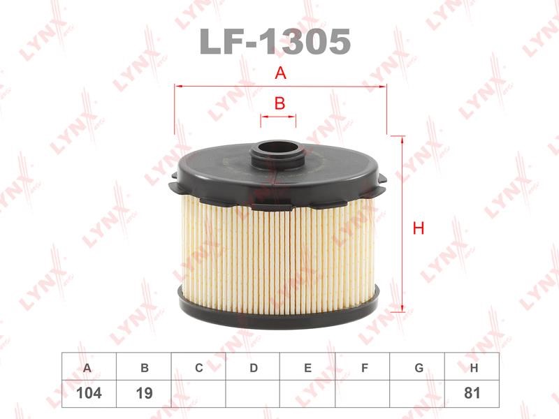LYNXauto LF-1305 Топливный фильтр LF1305: Отличная цена - Купить в Польше на 2407.PL!