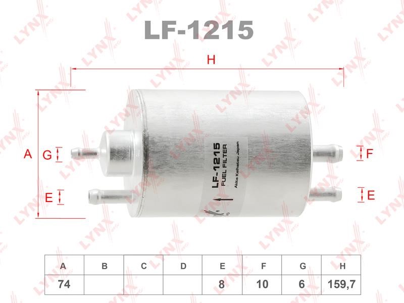 LYNXauto LF-1215 Fuel filter LF1215: Buy near me in Poland at 2407.PL - Good price!