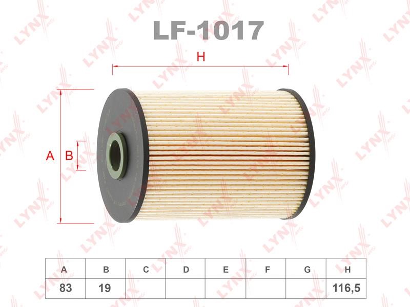 LYNXauto LF-1017 Топливный фильтр LF1017: Отличная цена - Купить в Польше на 2407.PL!