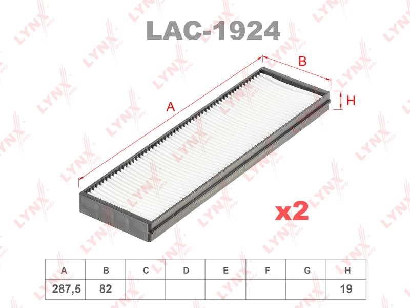 LYNXauto LAC-1924 Filter, Innenraumluft LAC1924: Kaufen Sie zu einem guten Preis in Polen bei 2407.PL!