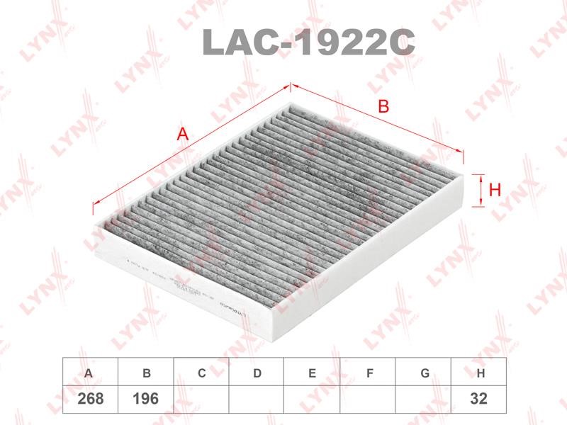 LYNXauto LAC-1922C Filter, interior air LAC1922C: Buy near me in Poland at 2407.PL - Good price!