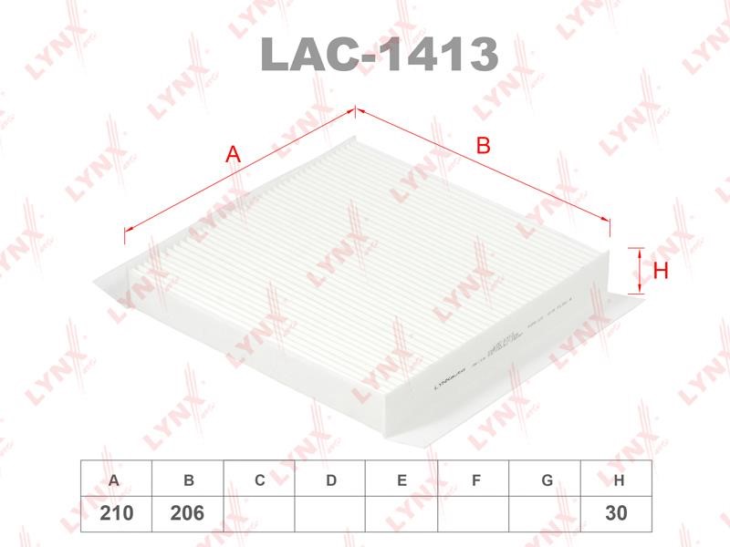 LYNXauto LAC-1413 Filter, Innenraumluft LAC1413: Kaufen Sie zu einem guten Preis in Polen bei 2407.PL!