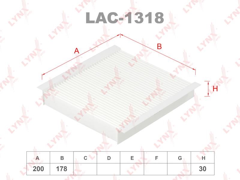 LYNXauto LAC-1318 Filter, interior air LAC1318: Buy near me in Poland at 2407.PL - Good price!