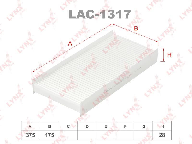 LYNXauto LAC-1317 Filter, Innenraumluft LAC1317: Kaufen Sie zu einem guten Preis in Polen bei 2407.PL!