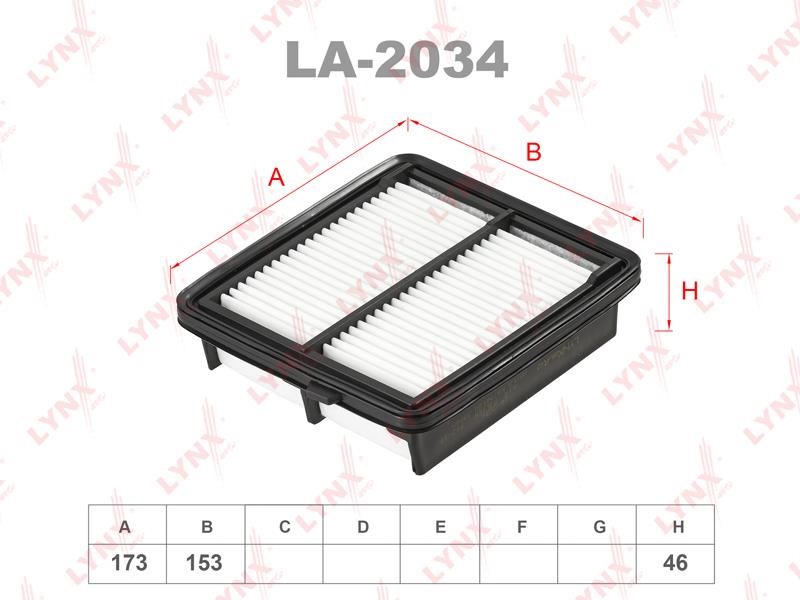 LYNXauto LA-2034 Air filter LA2034: Buy near me in Poland at 2407.PL - Good price!