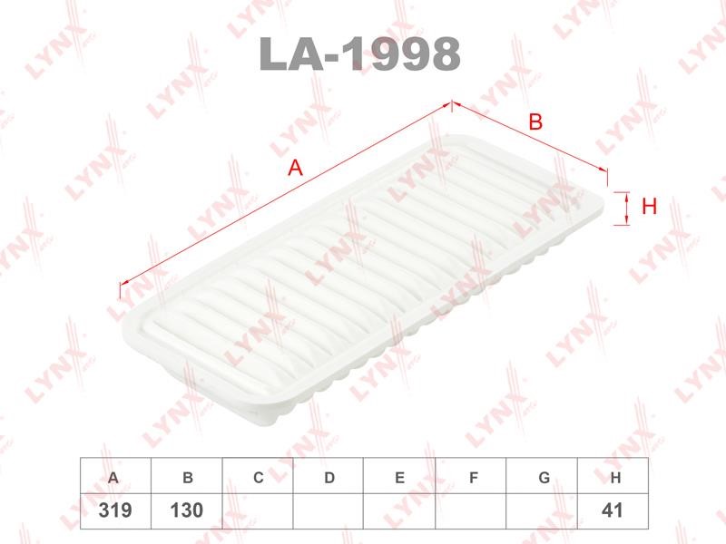 LYNXauto LA-1998 Air filter LA1998: Buy near me in Poland at 2407.PL - Good price!