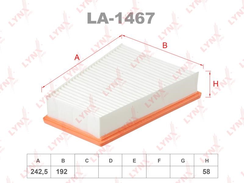LYNXauto LA-1467 Air filter LA1467: Buy near me in Poland at 2407.PL - Good price!