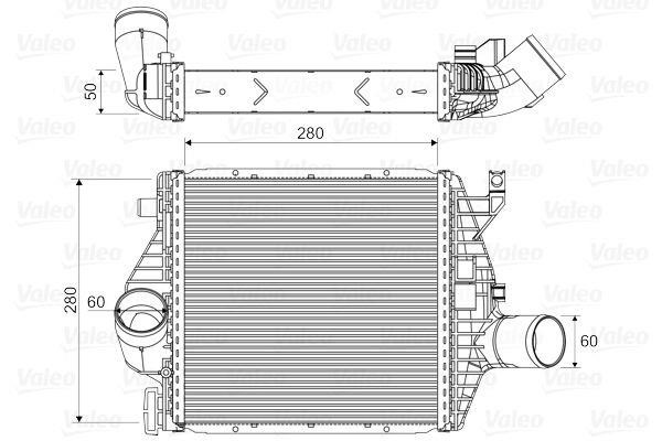 Valeo 818590 Intercooler, charger 818590: Buy near me in Poland at 2407.PL - Good price!