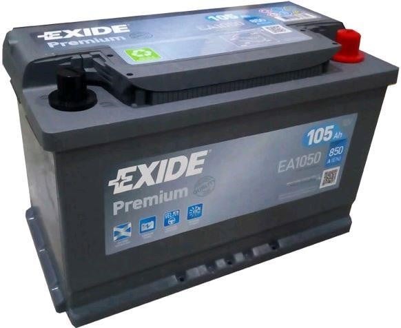 Battery Exide 12V 105AH 850A(EN) L+ Exide EA1050
