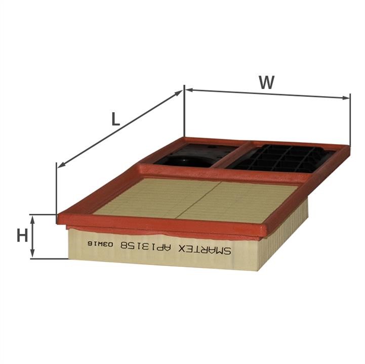 Smartex AP13158 Luftfilter AP13158: Kaufen Sie zu einem guten Preis in Polen bei 2407.PL!