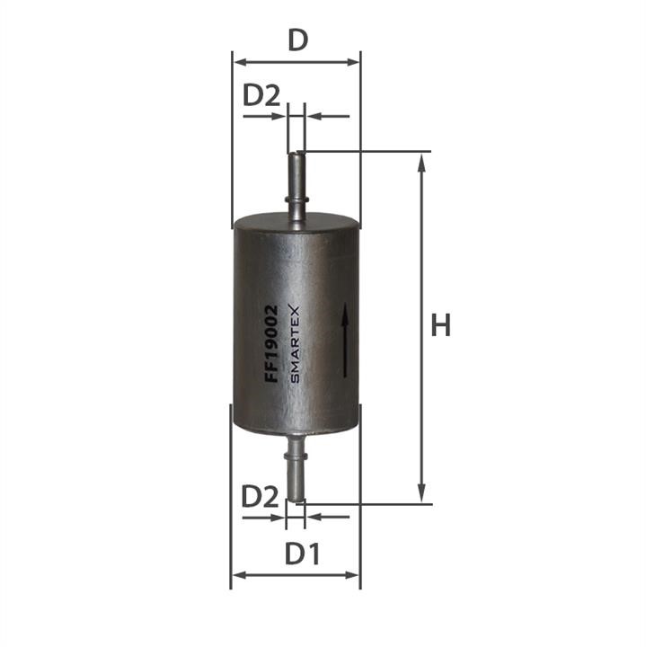 Smartex FF19002 Fuel filter FF19002: Buy near me in Poland at 2407.PL - Good price!