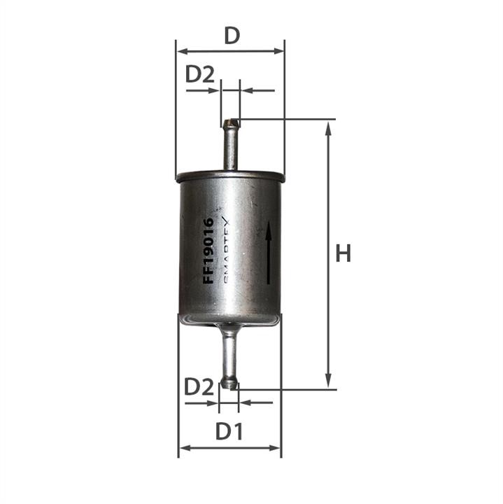 Smartex FF19016 Fuel filter FF19016: Buy near me at 2407.PL in Poland at an Affordable price!