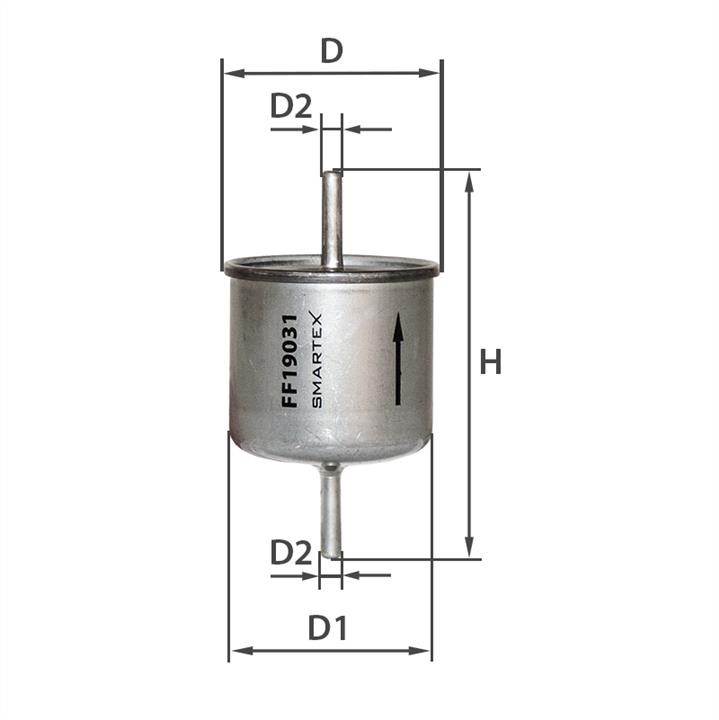 Smartex FF19031 Fuel filter FF19031: Buy near me in Poland at 2407.PL - Good price!