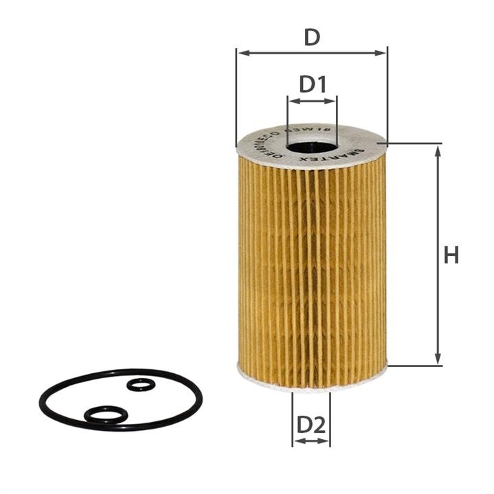 Smartex OE18010ECO Oil Filter OE18010ECO: Buy near me in Poland at 2407.PL - Good price!