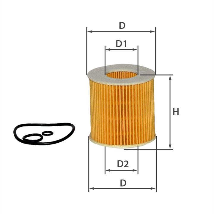 Smartex OE18017ECO Oil Filter OE18017ECO: Buy near me in Poland at 2407.PL - Good price!