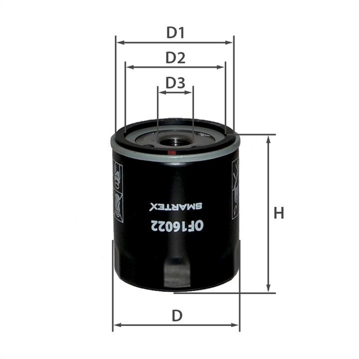 Smartex OF16022 Oil Filter OF16022: Buy near me in Poland at 2407.PL - Good price!